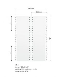 TABULIR 120X12X4 1+1 19860 ZA MENJAČNICE