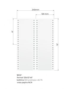 TABULIR 120X12X6 1+1 19861 ZA MENJAČNICE